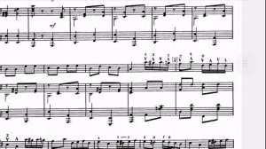 1 часть ноты АХ ВЫ СЕНИ МОИ СЕНИ