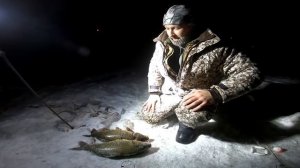 Рыбалка ночью зимой - ЧТО КРУЧЕ !? Хапуга рыбаловная или паук подъемник Рыбалка  на сазана