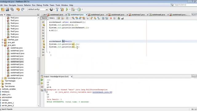 Java aptitude questions on variable,static,this|practical demonstration for ur technical interviews