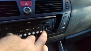 Ситроен С4 Гранд Пикассо, отключаем автоматический ручник.