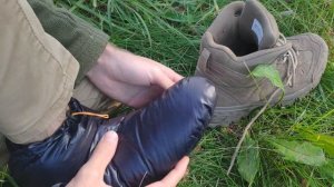 Пуховые чуни Naturehike ? Утепляем ноги в спальнике