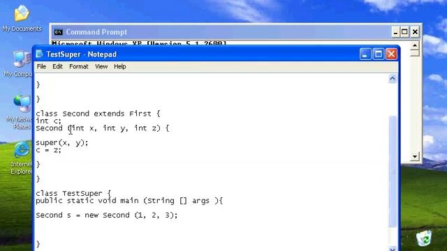 Классы. Ключевое слово super. Урок 66 смотреть онлайн