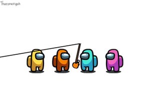 Among Us But You Can't Even VS 3 Hunters