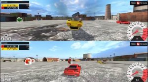 Бесплатная Онлайн Игра. Гонки на Двоих 3D - ездим на машине AUDI R8