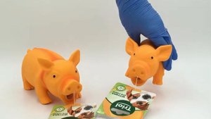 Игрушка для собак из латекса «Поросёнок хрюкающий» 160мм и 210мм