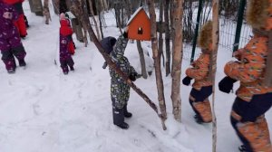 Акция Птичья столовая, Мончегорск, МАДОУ 19