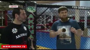 Рамзан Кадыров вместе с Чагаевым принял участие в тренировках клуба «Ахмат»