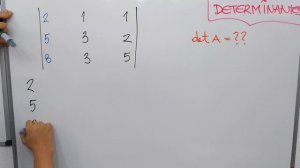 MATEMÁTICA do ENSINO MÉDIO ? DETERMINANTES #exercícios #concursos