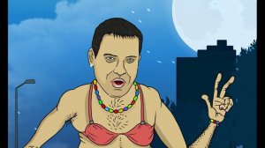 Группа ОРЗ - А в тёмном переулке(мульт-клип)