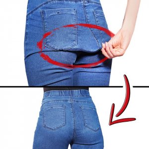 Как уменьшить посадку брюк сзади, чтобы они идеально сидели на вас