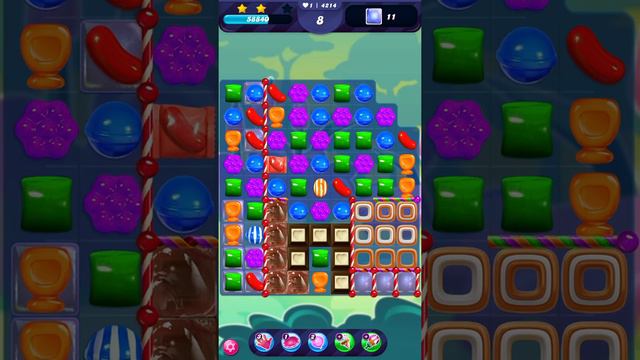 Candy Crush Saga Level 4214 1 Booster 25 Moves смотреть онлайн
