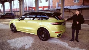 Освежаем Porsche Cayenne GTS  с помощью контрастной окраски крыши и спорт-пакета Tech**t SUV.