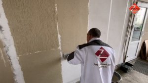 Декоративная штукатурка Короед (способы нанесения) от Компании Сухие Строительные Смеси Кварц