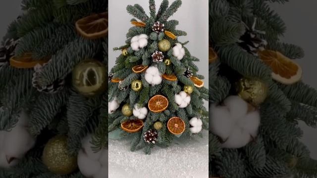 Новогодняя ёлочка из нобилиса на заказ #ручнаяработаназаказ #ельновогодняя #елочкасвоимируками #ёль