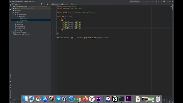 [React + Redux 2020]: Делаем компонент Button