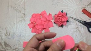 РОЗА ИЗ РЕПСОВЫХ ЛЕНТ