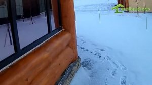 Беседка из сруба и хозпостройка из бревна. Строительство