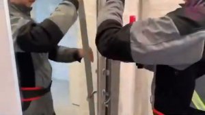 Установка (доборов - порталы) на входные металлические двери от компании Сенатор!