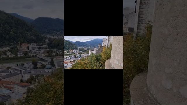 ЗАЛЬЦБУРГ/ SALZBURG И ЕГО ВИД С ЗАМКА. РОДИНА МОЦАРТА В КАТОРОЙ РОТИКАЕТ РЕКА ЗАЛЬЦЕХ.