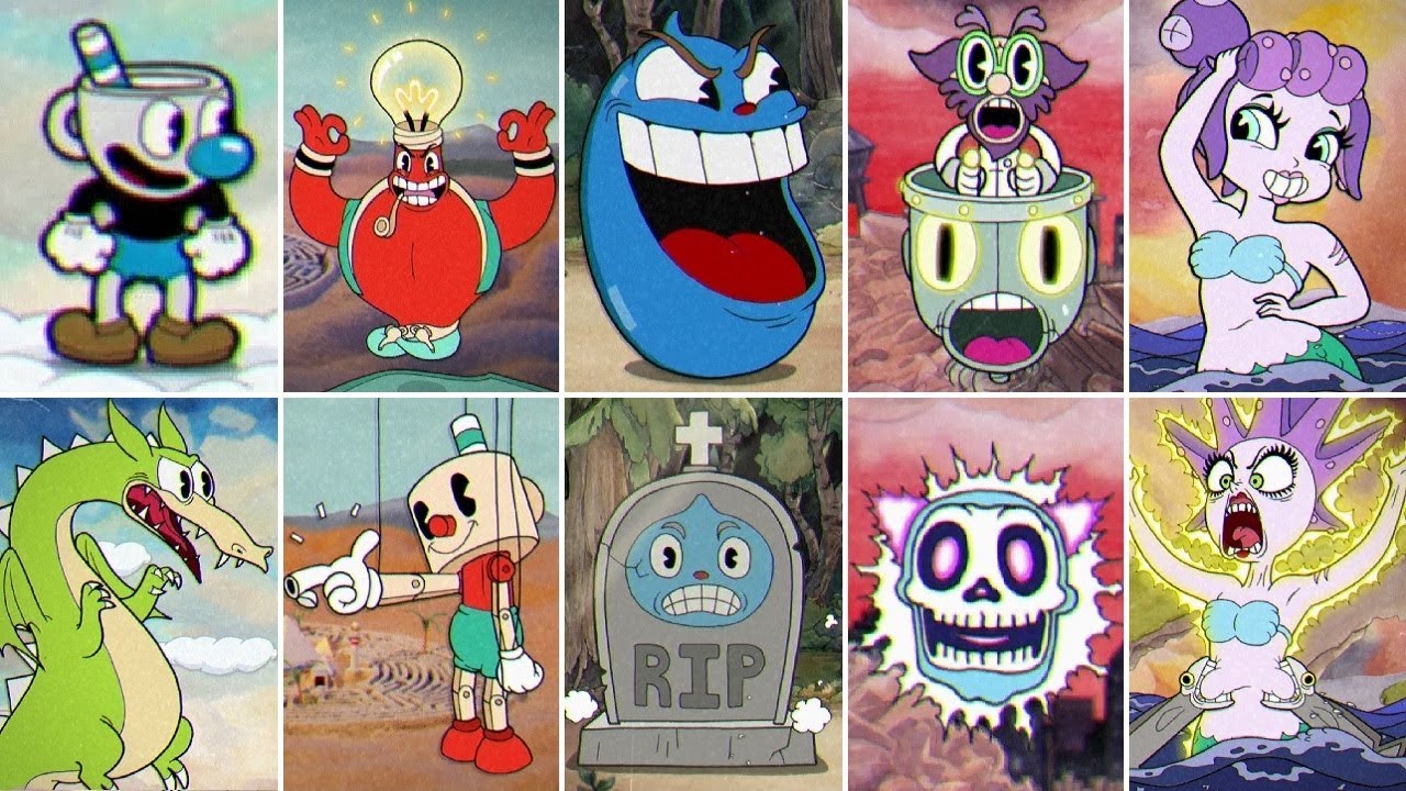 Cuphead - Все боссы.