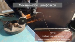 Сталь или чугун? Как определить без хим. анализа