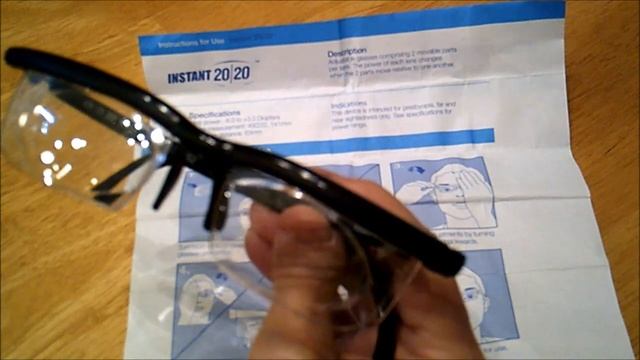 Instant 20/20 Vision Glasses - Adjustable Focus Lenses смотреть онлайн