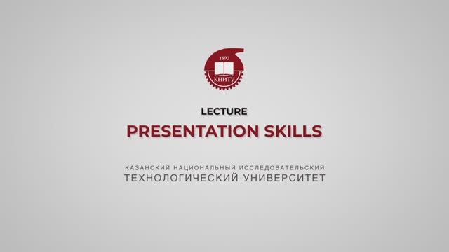 Presentation skills