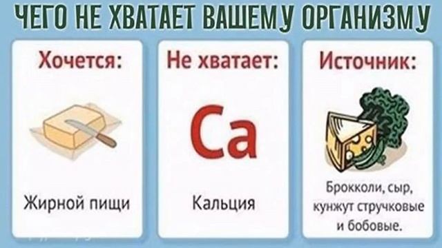 Чего не хватает организму