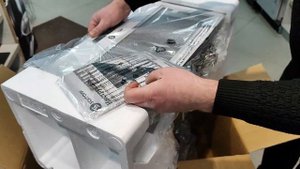 SCHTOFF Polar 60 White - новая бесконтактная полновстраиваемая вытяжка. 1020 м3/ч. Распаковка.