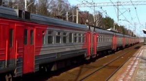 "Проехал Есино без остановки!" Электропоезд ЭД4М-0322 сообщением "Фрязево - Москва Курский вокзал"