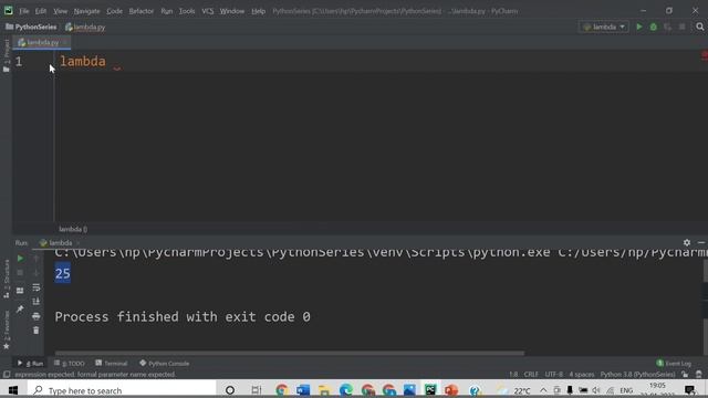 Python Lambda Function | Anonymous Function In Python | Function Tutorial