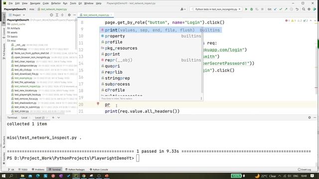 #102 Inspect Network traffic log using Playwright and Python | Chrome Dev Tools