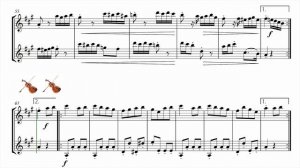 CAN YOU PLAY THIS? "INSANE!! Turkish March" for VIOLIN DUET - (Faster Version)