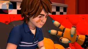 Фредди хочет напоить Чику!... / FNAF Security Breach animation / Угарная озвучка на русском