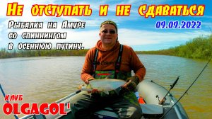 Не отступать и не сдаваться! Рыбалка на Амуре со спиннингом в осеннюю путину.