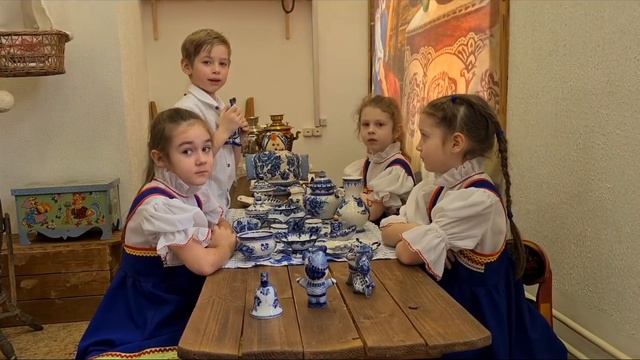 Гжельская роспись