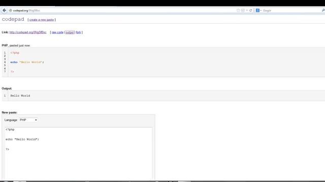 How To Use Codepad IDE Online To Execute Code