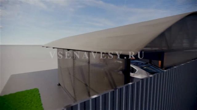 Арочный металлический навес для дачи (metal canopy). Видео презентация