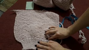 Свитер из толстой пряжи oversize/Часть 4