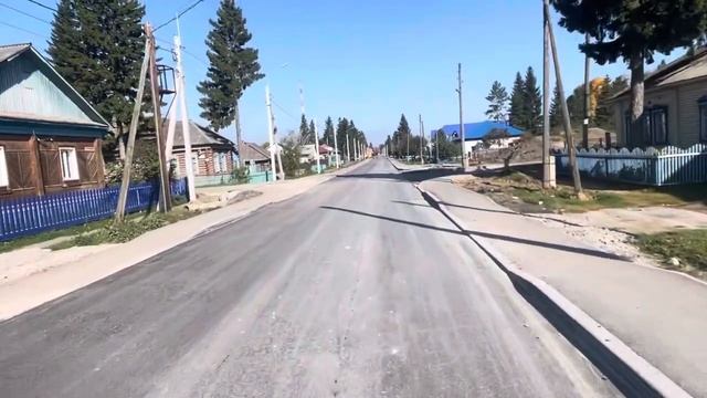 ??Новый асфальт??Кыштовка ул.Каклемина и Ленина. Сибирь смотреть онлайн