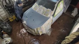Окраска мокрый по мокрому в гараже. Подготовка к покраске своими руками.