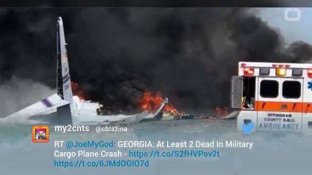 C-130 plane crash in Georgia, Savannah | How many killed? [VIDEO] смотреть онлайн