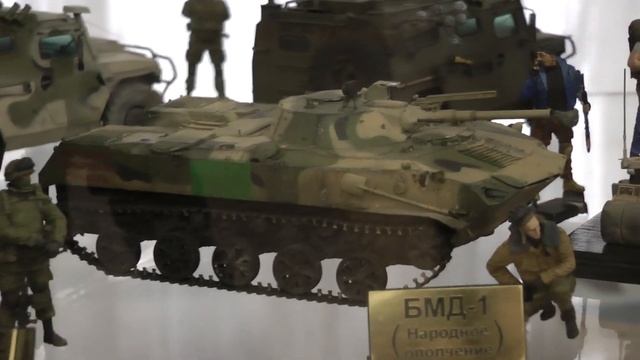 Выставка стендовых моделей бронетехники клуба "Калибр 35" смотреть онлайн