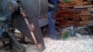 Самодельный щепорез своими руками с бензиновым двигателем 7л с