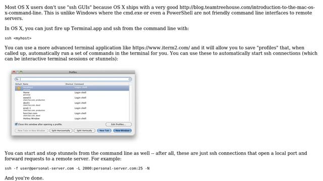 Apple: Free SSH GUI client with ssh tunnel support for Yosemite? (2 Solutions!!) смотреть онлайн