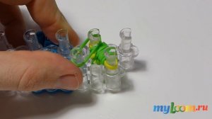 Браслет МАЙАМИ из резинок Rainbow Loom Bands. Урок 194 | Rainbow Loom Bracelet