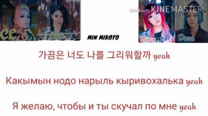 2NE1 - COME BACK HOME [ПЕРЕВОД НА РУССКИЙ/КИРИЛЛИЗАЦИЯ/ Color Coded Lyrics]