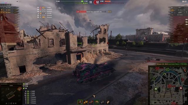 ВЗВОД ПСИХОВ WOT НА САМОЙ СТРАШНОЙ ПТ РАЗНЕСЛИ ФЛАНГ! Противники пили успокоительные после этого! смотреть онлайн