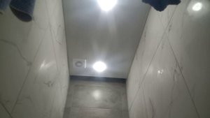 Санузел с полового керамогранита