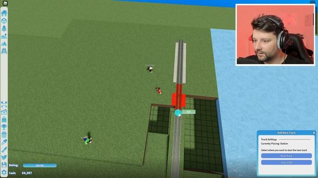 DRIVING THE ROCKET TRAIN in Roblox Itty Bitty Railway смотреть онлайн